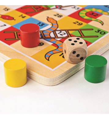 Bigjigs Toys Žebříky a hadi 2