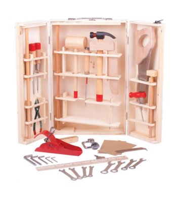 Bigjigs Toys Dřevěný kufřík s nářadím Junior
