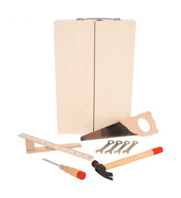 Bigjigs Toys Dřevěný kufřík s nářadím Junior