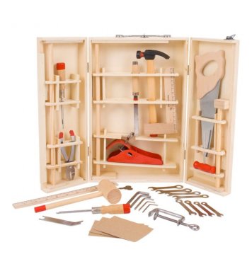 Bigjigs Toys Dřevěný kufřík s nářadím Junior
