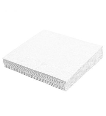Bílý ubrousek papírový 1vrstvý 30x30cm (500ks)