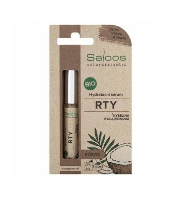 BIO Hydratační sérum na rty - kokos 7ml Saloos