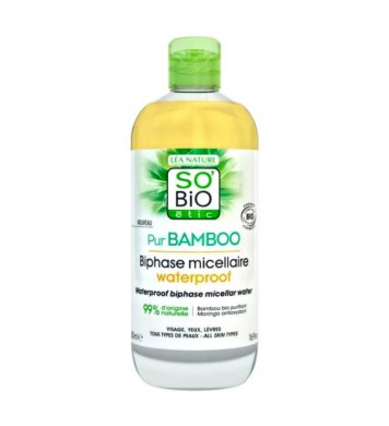 BIO Micelární voda dvoufázová Pur Bamboo 500ml SO´BiO