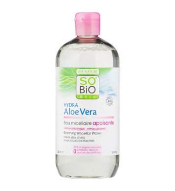 BIO Micelární zklidňující voda Aloe Vera 500ml SO´BiO