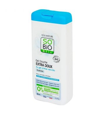 BIO Sprchový gel - extra jemný s aloe verou 650ml So´Bio