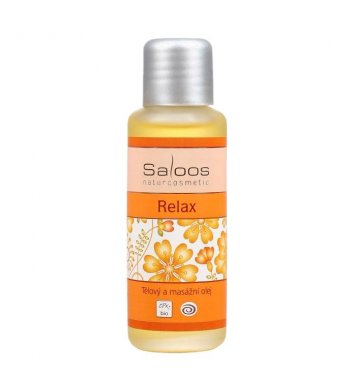 BIO tělový a masážní olej Relax 50ml Saloos - SLEVA