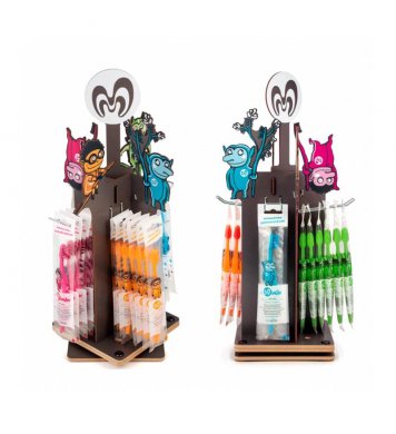 Biobrush Dětský zubní kartáček soft - růžový