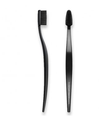 Biobrush Přírodní zubní kartáček medium s aktivním uhlím