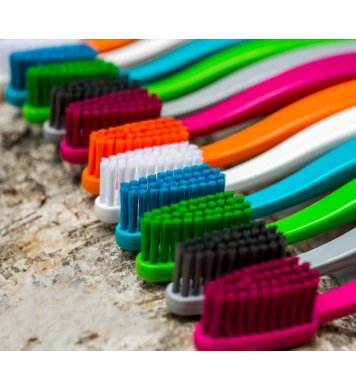 Biobrush Dětský zubní kartáček soft - růžový