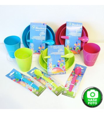 Nápojový kelímek 250ml z bioplastu - fialový Biodora