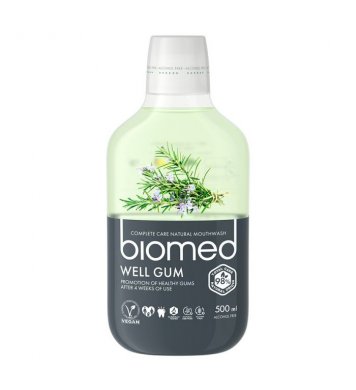 Biomed Well Gum přírodní Ústní voda pro zdravé dásně 500ml