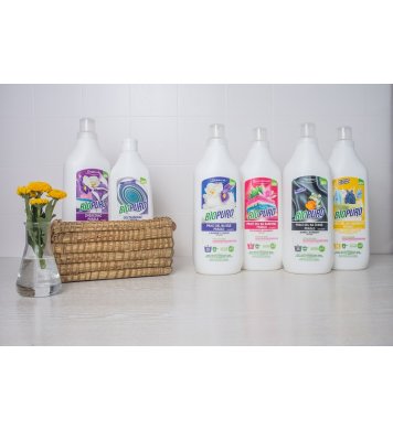 BIOPURO Ekologické prací gely v rozložitelných obalech.
