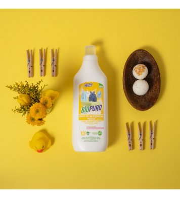 BIOPURO Sensitive prací gel na dětské prádlo 1l (35 praní)