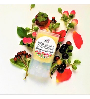 Biorythme Tuhý deodorant Růžová zahrada 15g