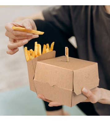 Bistro kraft kapsa na hranolky 150g 11x7x12cm (50ks) wimex 3