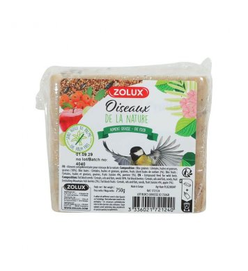 Blok lojový s arašídy pro ptáky 250g Zolux