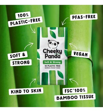 Cheeky Panda Bambusové kapesníky 3 vrstvé - 8ks 5