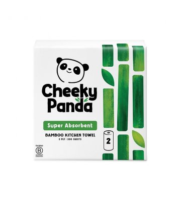 Cheeky Panda Bambusové kuchyňské utěrky 2 vrstvé - 2 role 7