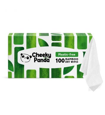 Cheeky Panda Bambusové multifunkční suché ubrousky - 100ks