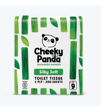 Cheeky Panda Bambusový toaletní papír 3 vrstvý - 9 rolí 6