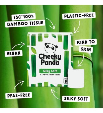 Cheeky Panda Bambusový toaletní papír 3 vrstvý - 9 rolí 3