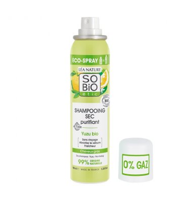 Čistící suchý šampon ve spreji Yuzu BIO 100ml So´Bio