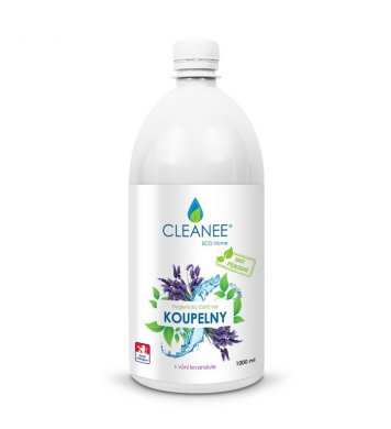 Cleanee Eco Hygienický čistič na koupelny - levandule 1l