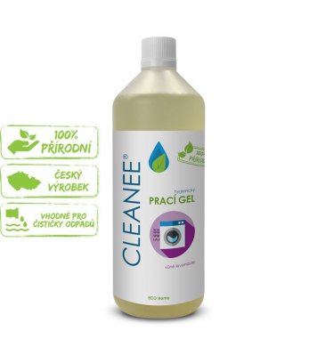 Cleanee Eco Hygienický prací gel s vůní levandule 1l 1