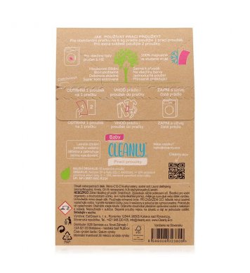 Eko Revoluční Prací proužky pásky s lanolinem vlna na 50 praní