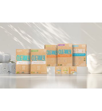 Cleanly Eco Baby Prací proužky-pásky s lanolinem na 50 praní GreenStore.cz