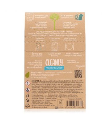 Eko Revoluční Cleanly Eco Proužky - pásky do myčky 64 dávek