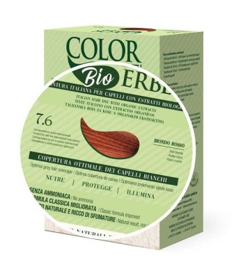Color Erbe BIO Barva na vlasy Blond Červená 7.6