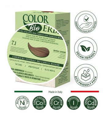Color Erbe BIO Barva na vlasy Blond Popelavá 7.1