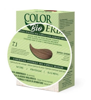 Color Erbe BIO Barva na vlasy Blond Popelavá 7.1