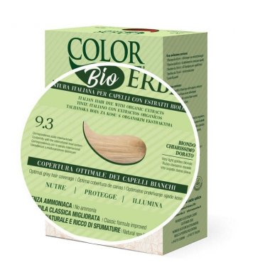 Color Erbe BIO Barva na vlasy Světlá zlatavá blond 9.3