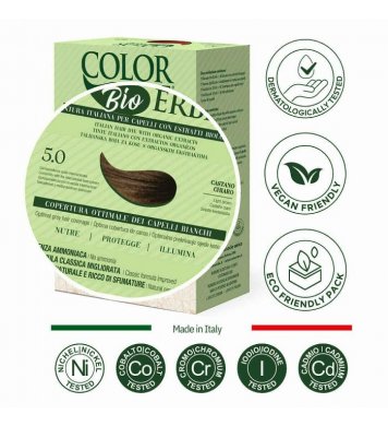 Color Erbe BIO Barva na vlasy Světle hnědá 5.0