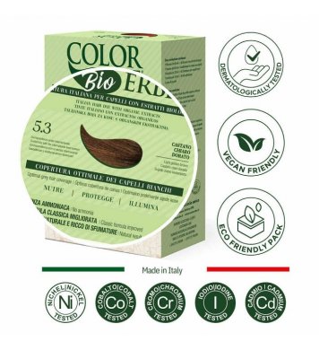 Color Erbe BIO Barva na vlasy Světle zlatohnědá 5.3