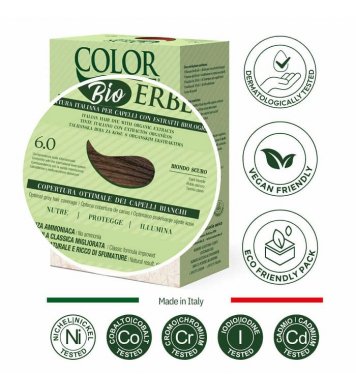 Color Erbe BIO Barva na vlasy Tmavá blond 6.0