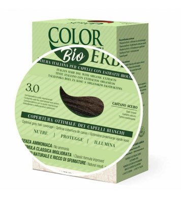 Color Erbe BIO Barva na vlasy Tmavě hnědá 3.0