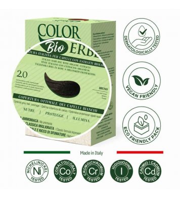 Color Erbe BIO Barva na vlasy Velmi tmavě hnědá 2.0