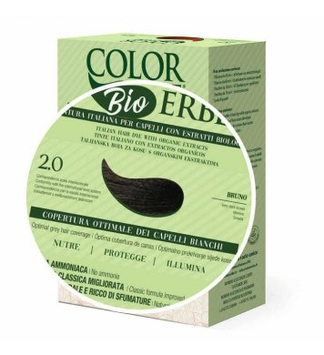 Color Erbe BIO Barva na vlasy Velmi tmavě hnědá 2.0