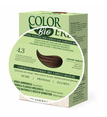 Color Erbe BIO Barva na vlasy Zlatohnědá 4.3