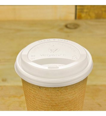 CPLA Víčko pro kelímek 300-600ml z bioplastu (50ks)