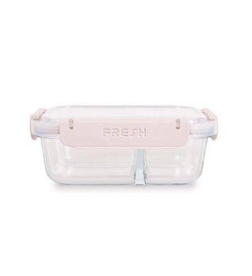 Dělená skleněná krabička na potraviny 150 250 ml dedra 5