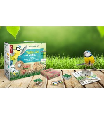 Dětský set krmení pro venkovní ptáčky Erdtmann
