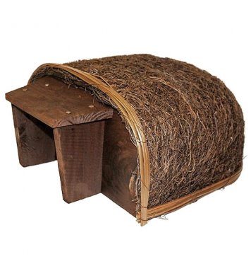 Domek pro ježky z materiálu Brushwood