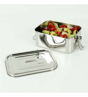 Dóza velká obdélníková s těsněním 1050ml Green Pioneer