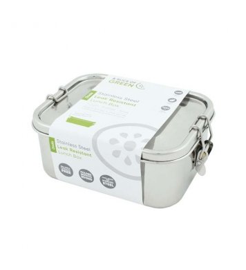 Dóza velká obdélníková s těsněním 1050ml Green Pioneer