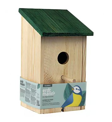 Dřevěná ptačí budka s otvorem 2,7cm Erdtmann's