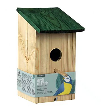 Dřevěná ptačí budka s otvorem 3,2cm Erdtmann's